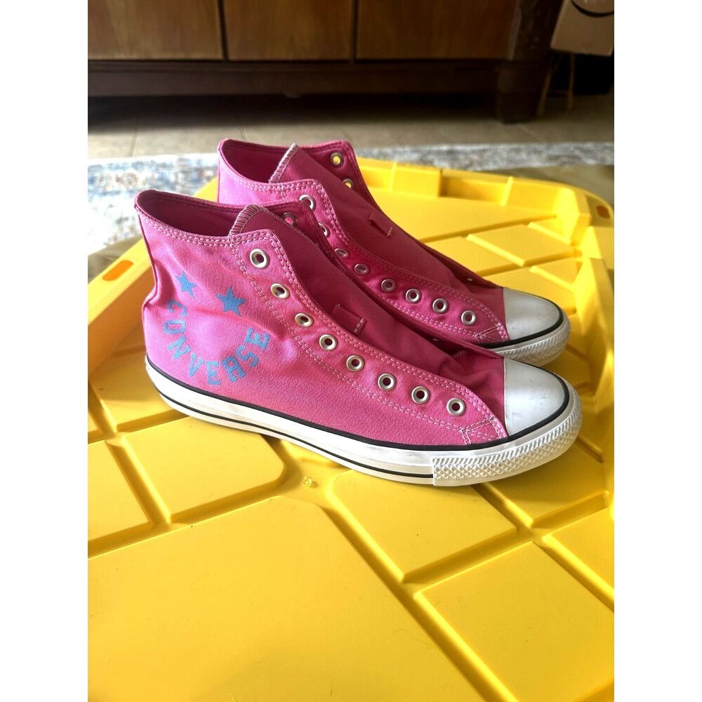 Converse Chuck Taylor All Star High 'Smiley - Mod Pink' 168223F - size 11
